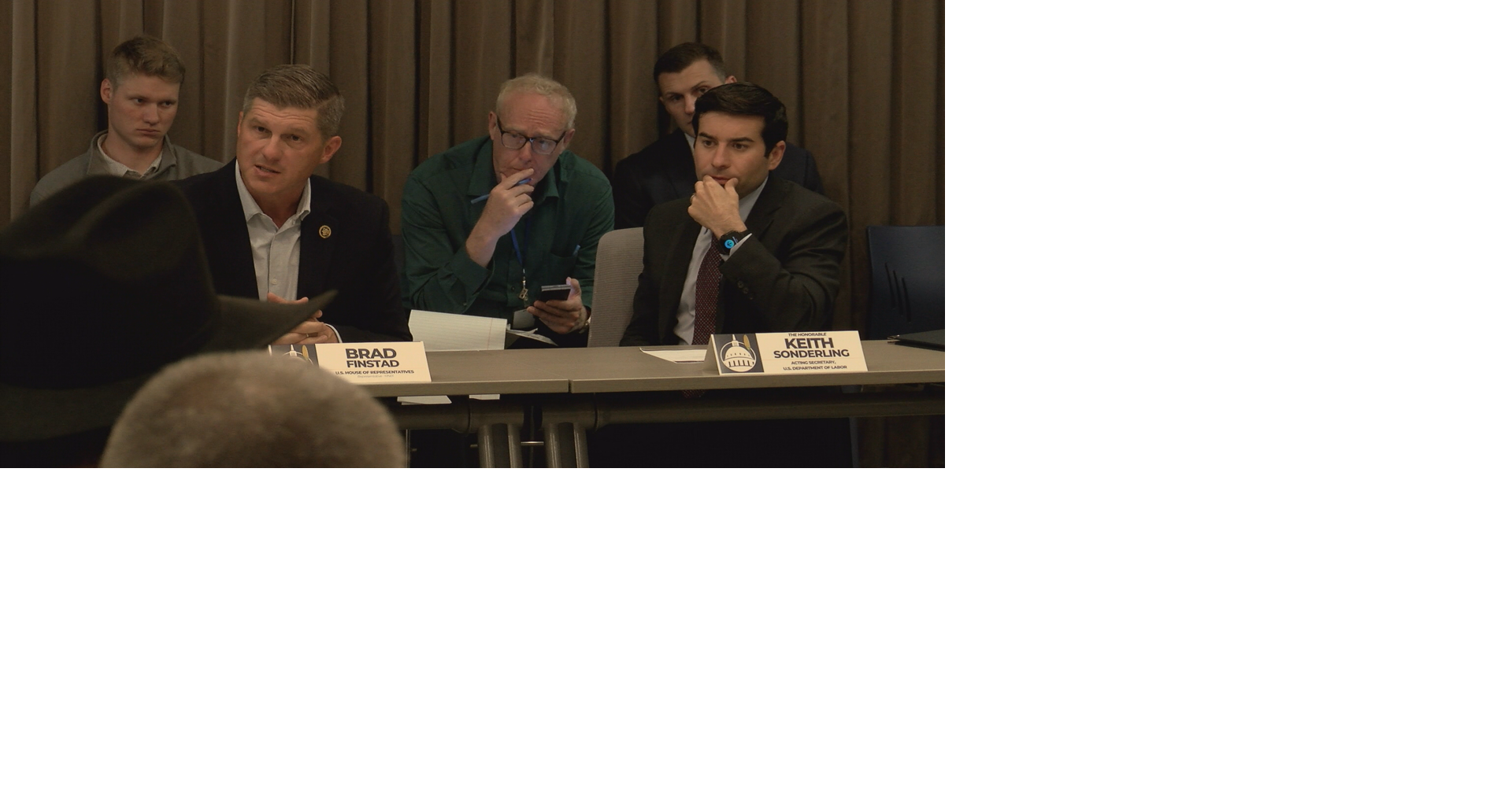 Rep. Brad Finstad holds roundtable discussion with local business leaders