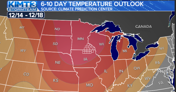 Trending Warmer and Drier for Mid-December | News | kimt.com