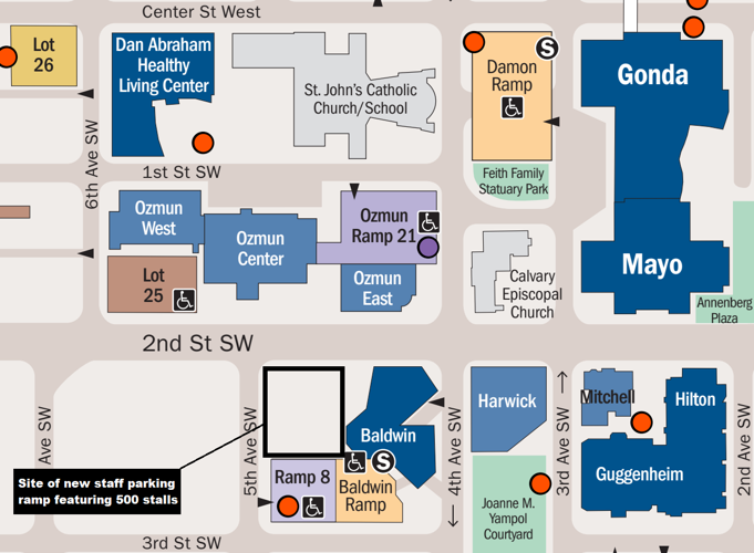 Two new staff parking ramps being built by Mayo Clinic | Local | kimt.com two-new-staff-parking-ramps-being-built-by-mayo-clinic-local-kimt-com