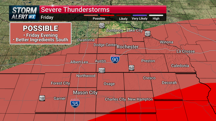 Storm Alert Wx 3: Quiet Thursday, severe weather Friday evening/night ...