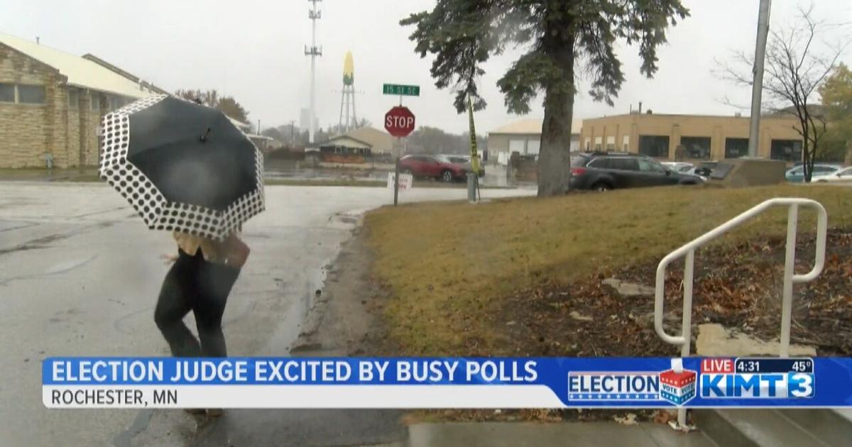 Rochester election judges react to busy election day | News | kimt.com