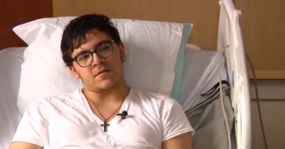 Teen celebrates graduation in the hospital after car accident leaves him paralyzed