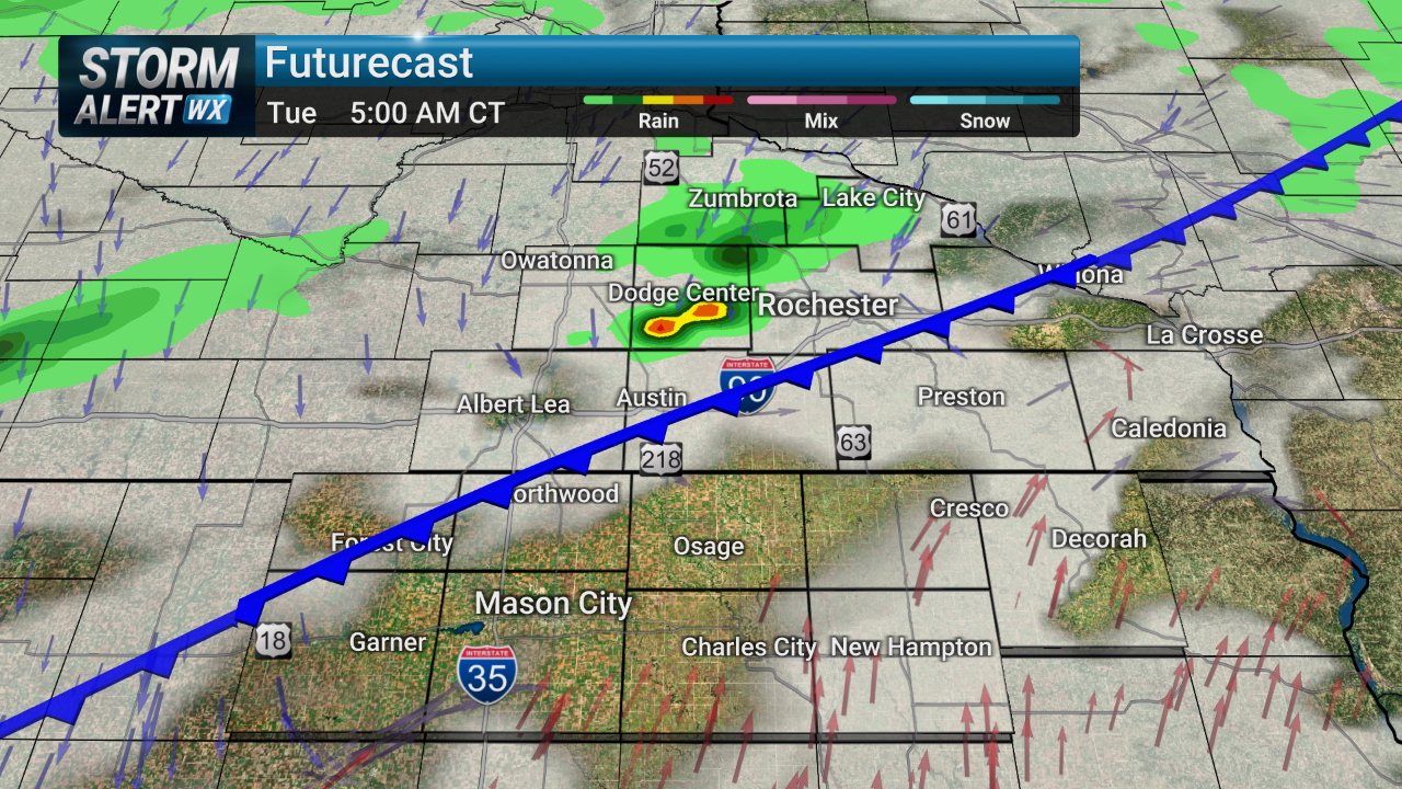 Storm Alert Wx 3: Record warmth for some Monday, low-end severe threat ...