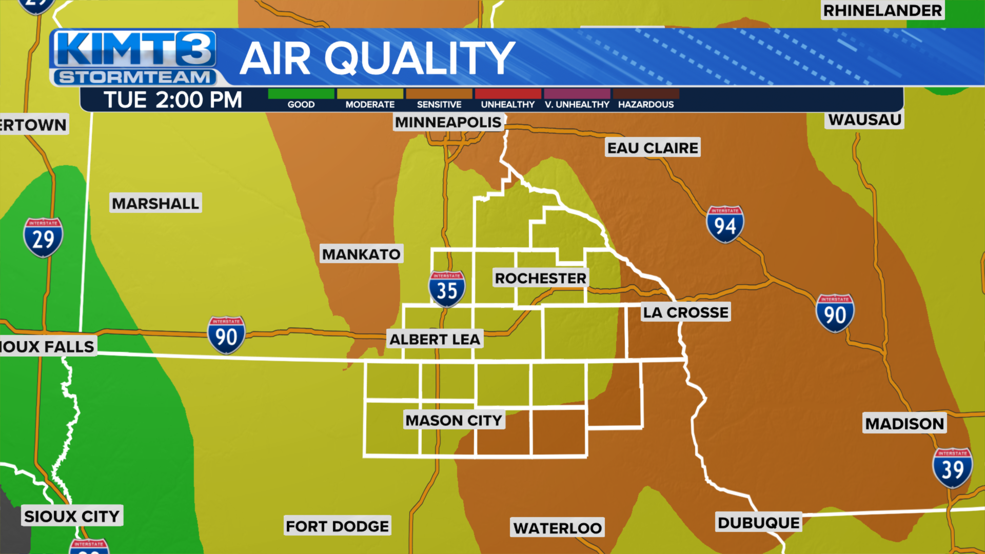 StormTeam 3: More Scattered Storms As Air Quality Concern Lingers ...