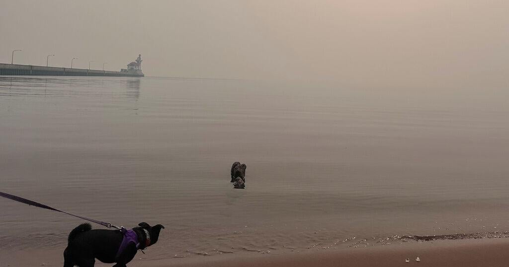 Canadian wildfire smoke turns air hazardous in the US Midwest, officials say stay inside