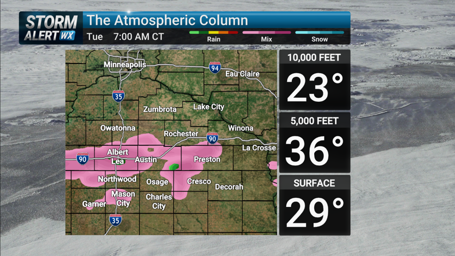 Storm Alert Wx 3: Gloomy Monday, freezing rain Tuesday morning | News ...