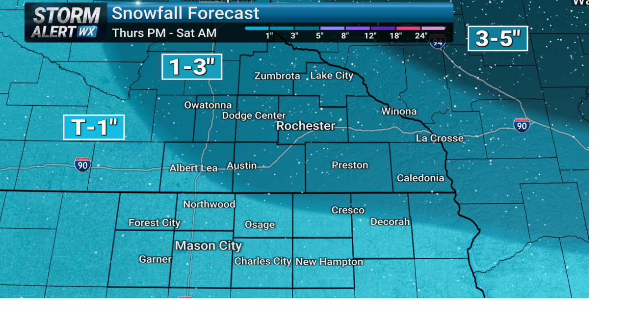 Storm Alert Wx 3: Snow arrives Thursday PM, blowing snow expected Friday PM