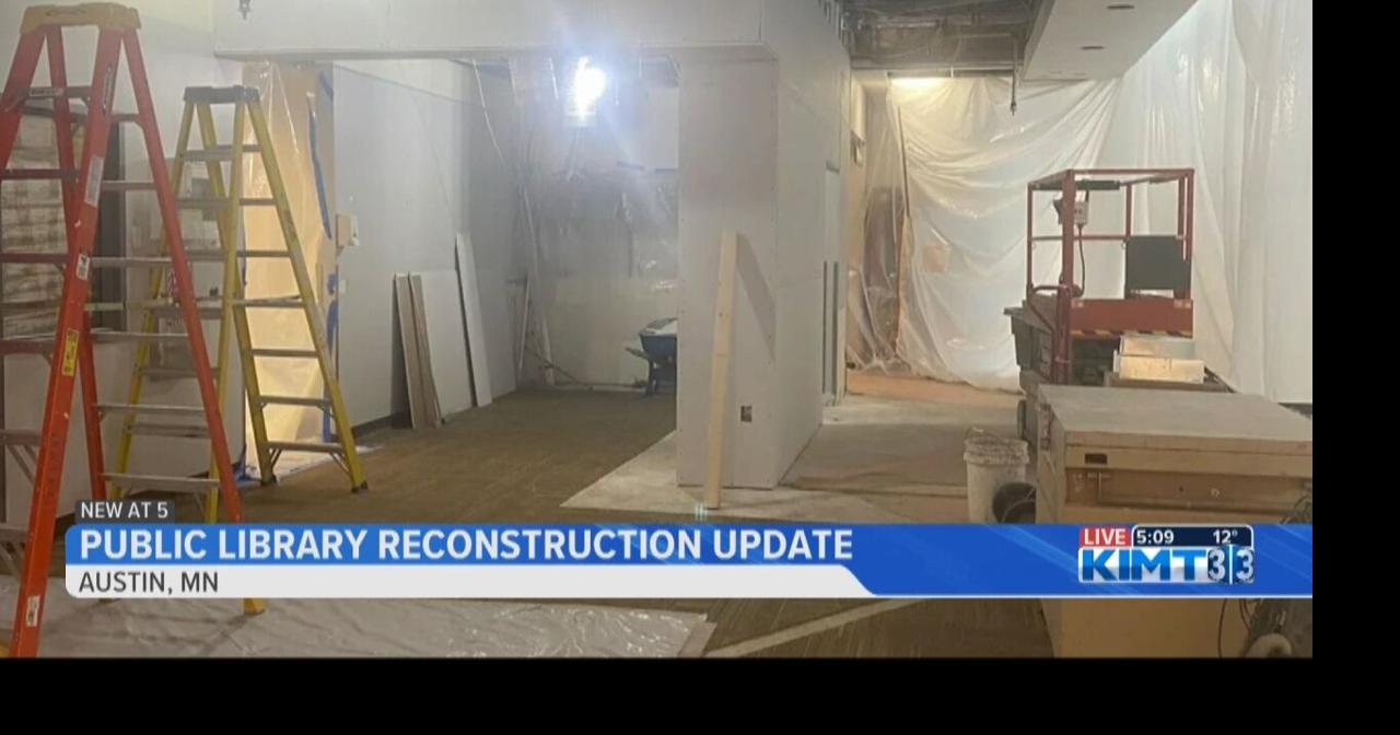 Austin Public Library construction anticipated to finish this spring ...
