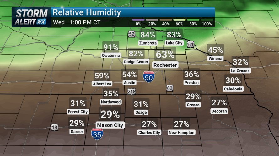 Storm Alert Wx 3: Midweek fire danger as strong winds, low humidity ...