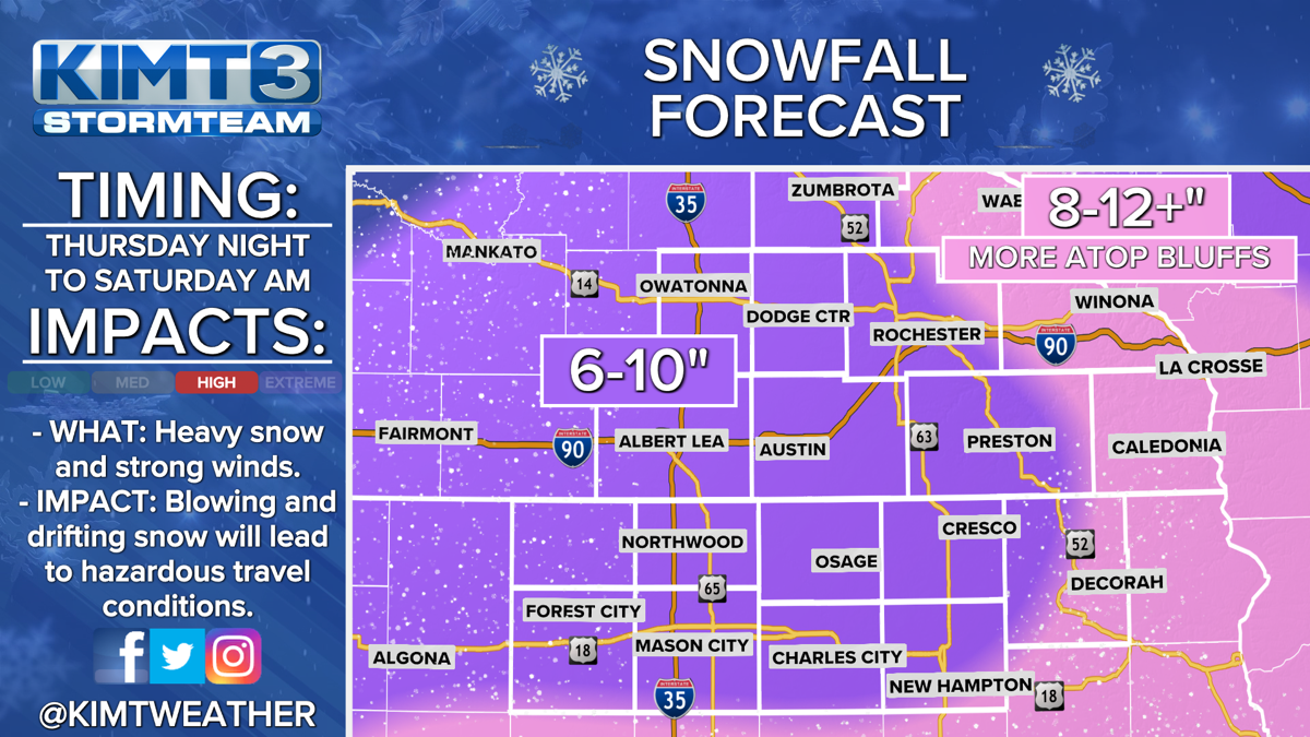 WINTER STORM Tracking significant snowfall, blizzard conditions News
