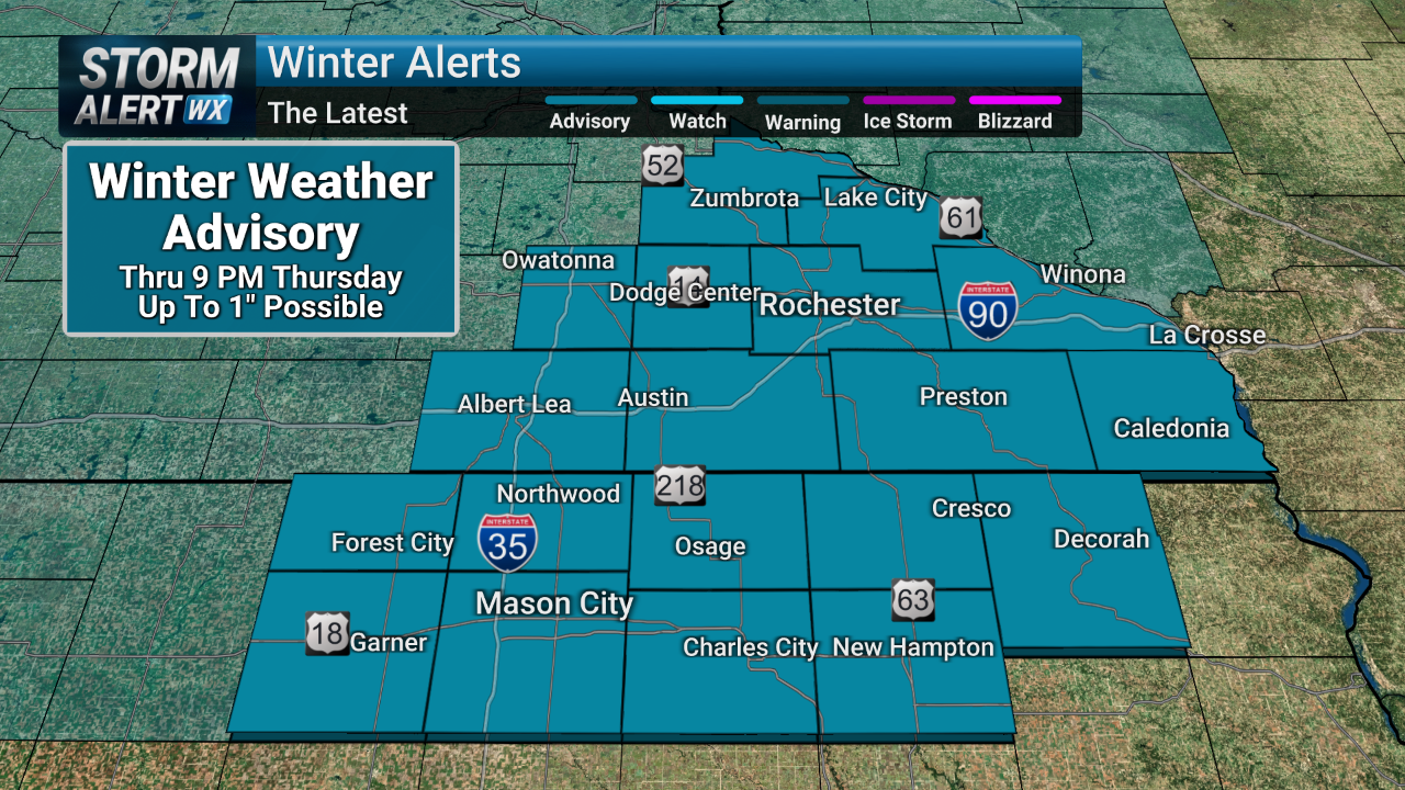 Winter Weather Advisory hoisted ahead of hazardous driving conditions ...