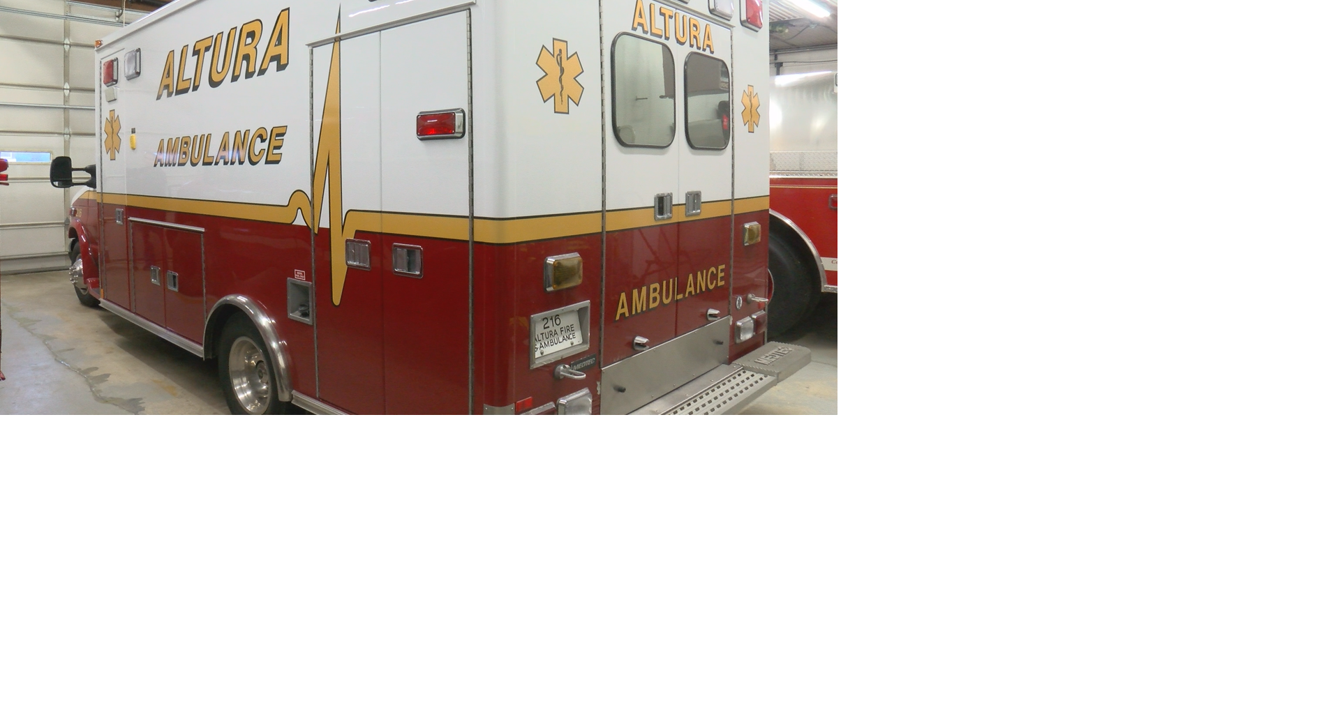 Altura in danger of losing ambulance service | News | kimt.com