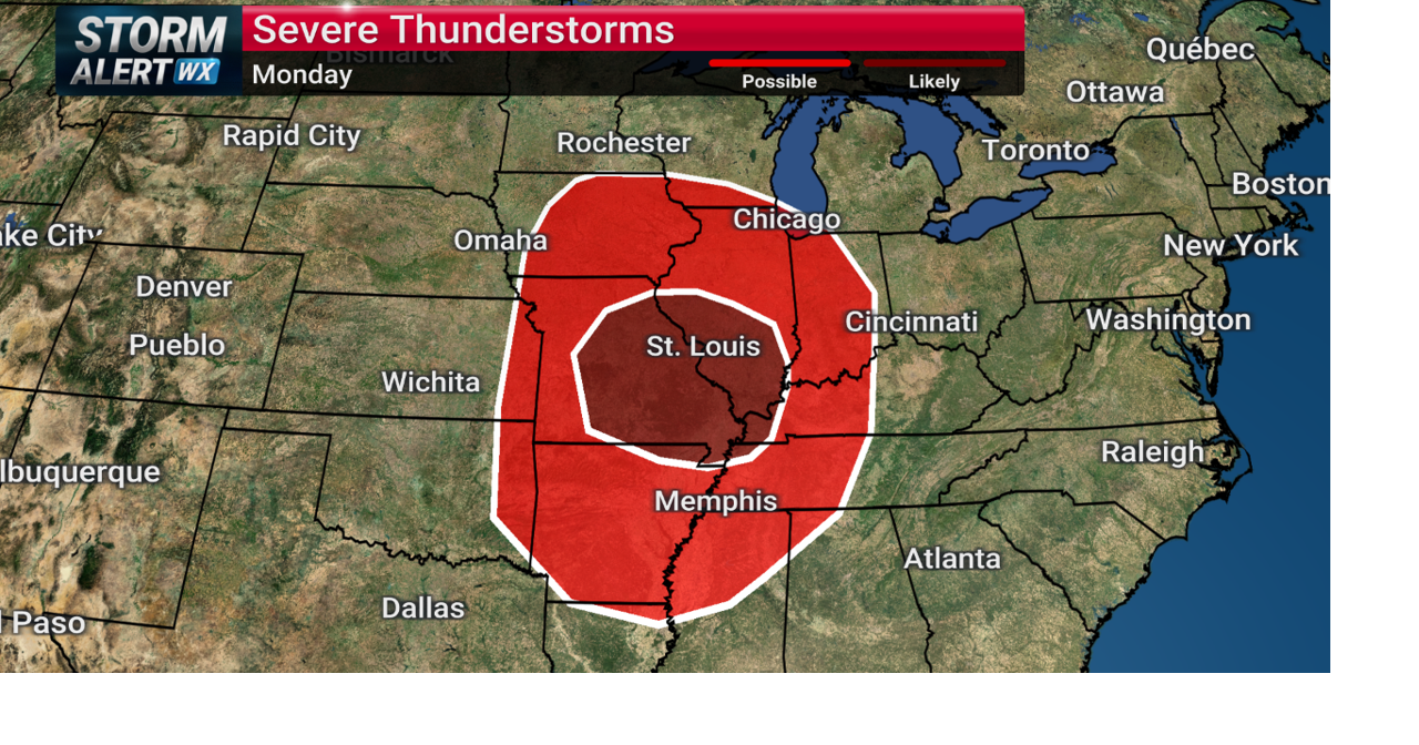 Another severe threat Monday next week | News | kimt.com