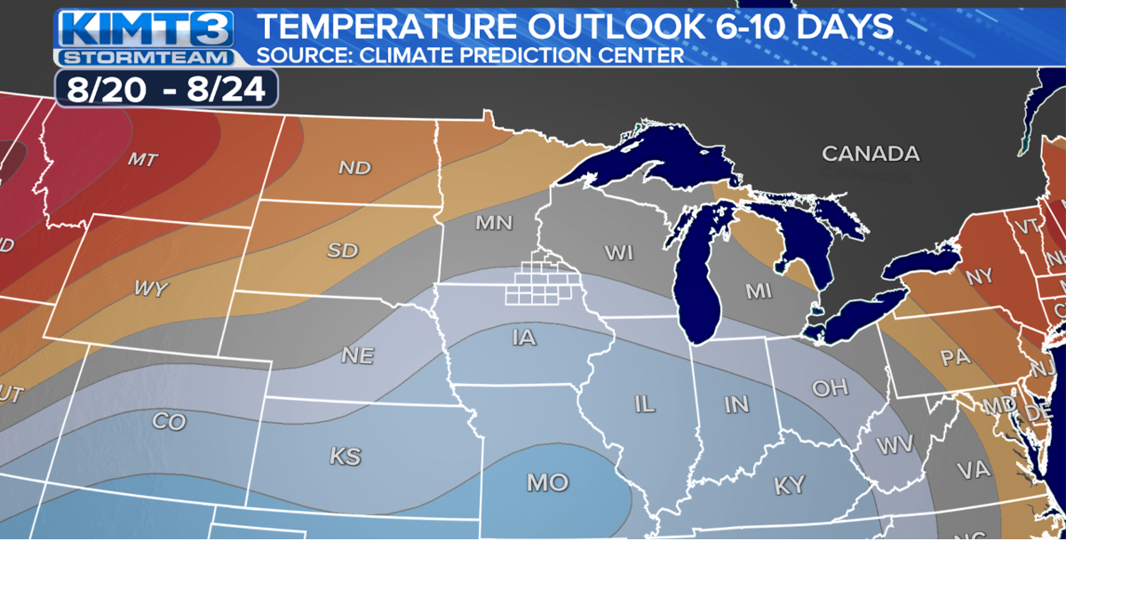 Cooler than normal temperatures to prevail through mid-late August ...
