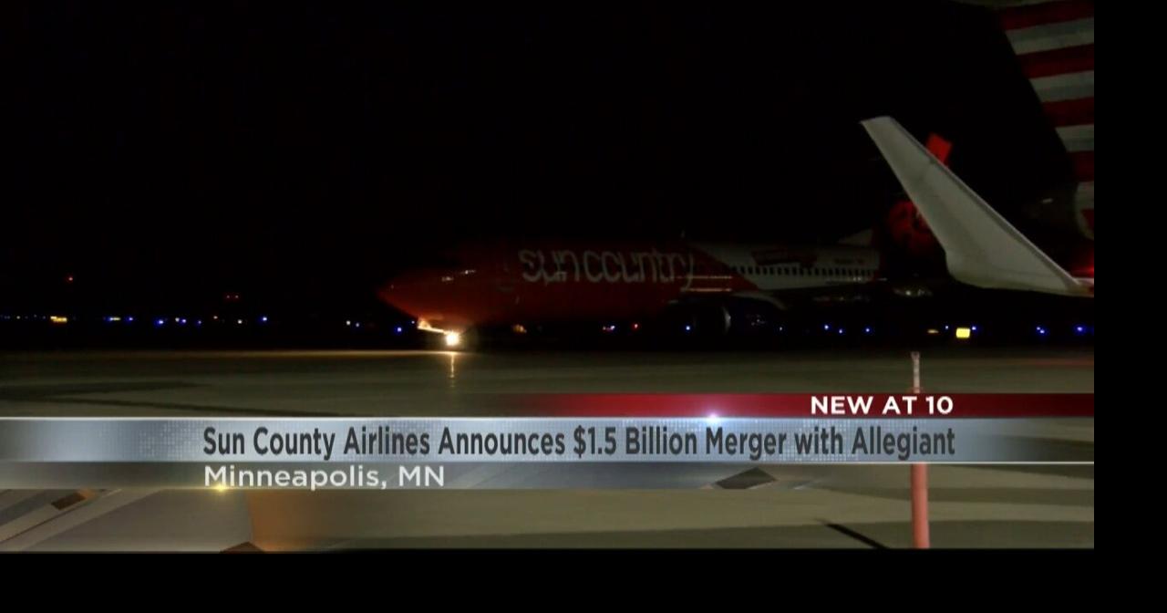 Sun Country Airlines announces merger with Allegiant