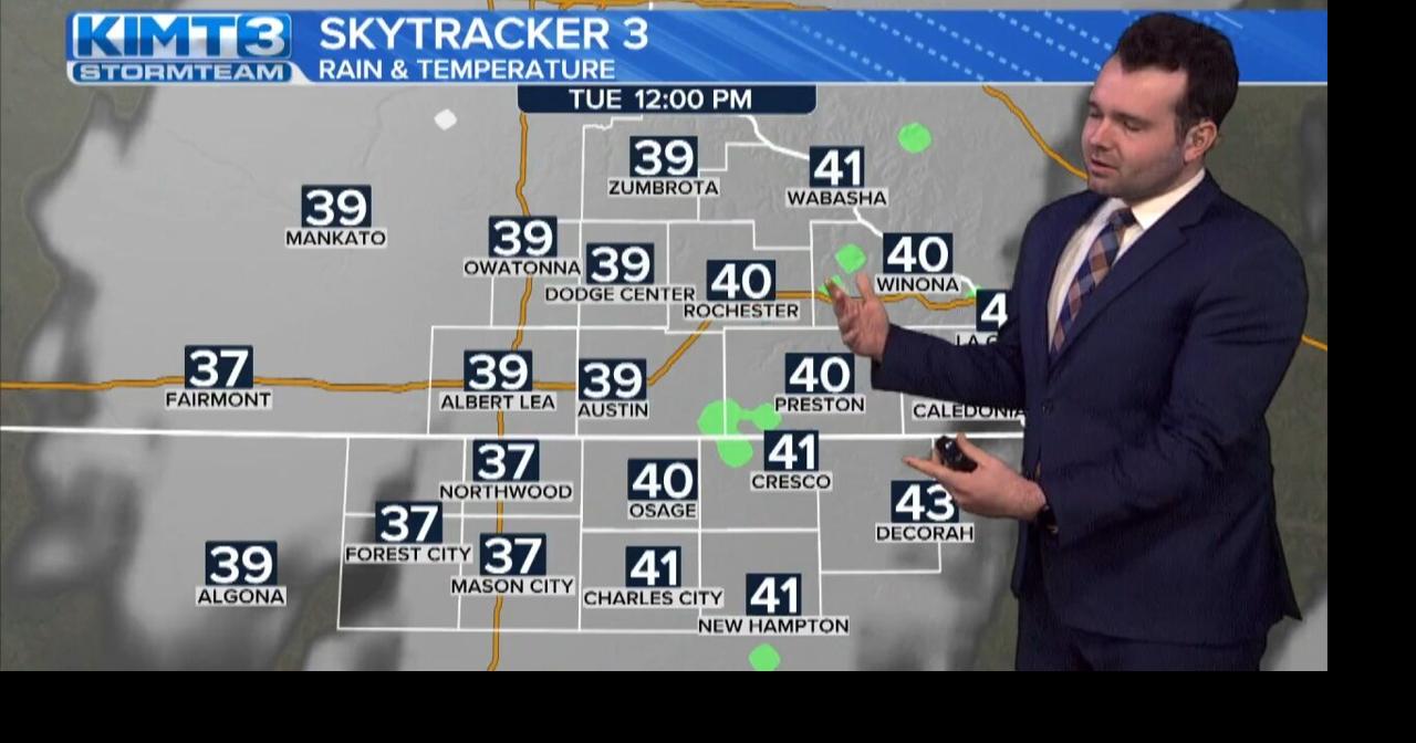 A cloudy, windy, and cooler Tuesday as temps begin to drop ahead of
