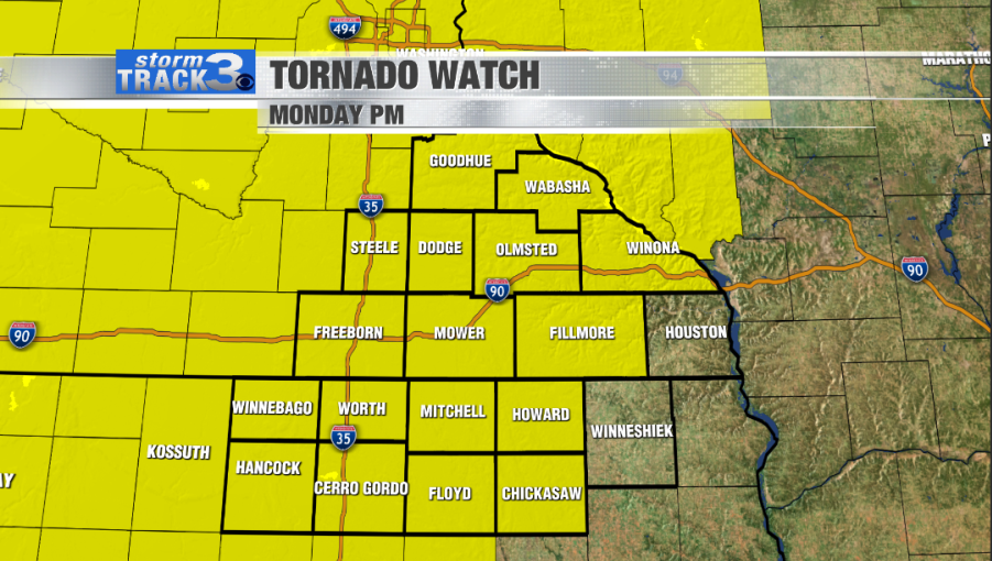 Tornado Watch issued as intense storms move in from the west | News ...