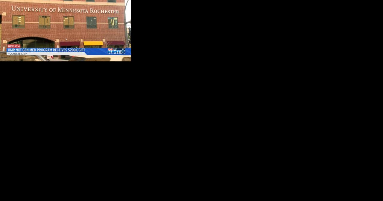 University of Minnesota Rochester Receives $200,000 Gift For NXT Gen Med Program - Vimarsana News