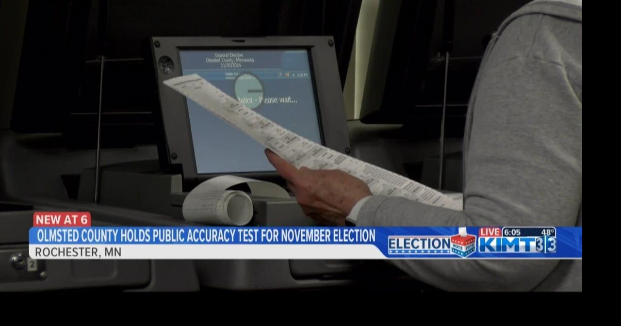 Olmsted County holds public accuracy test for election equipment ...