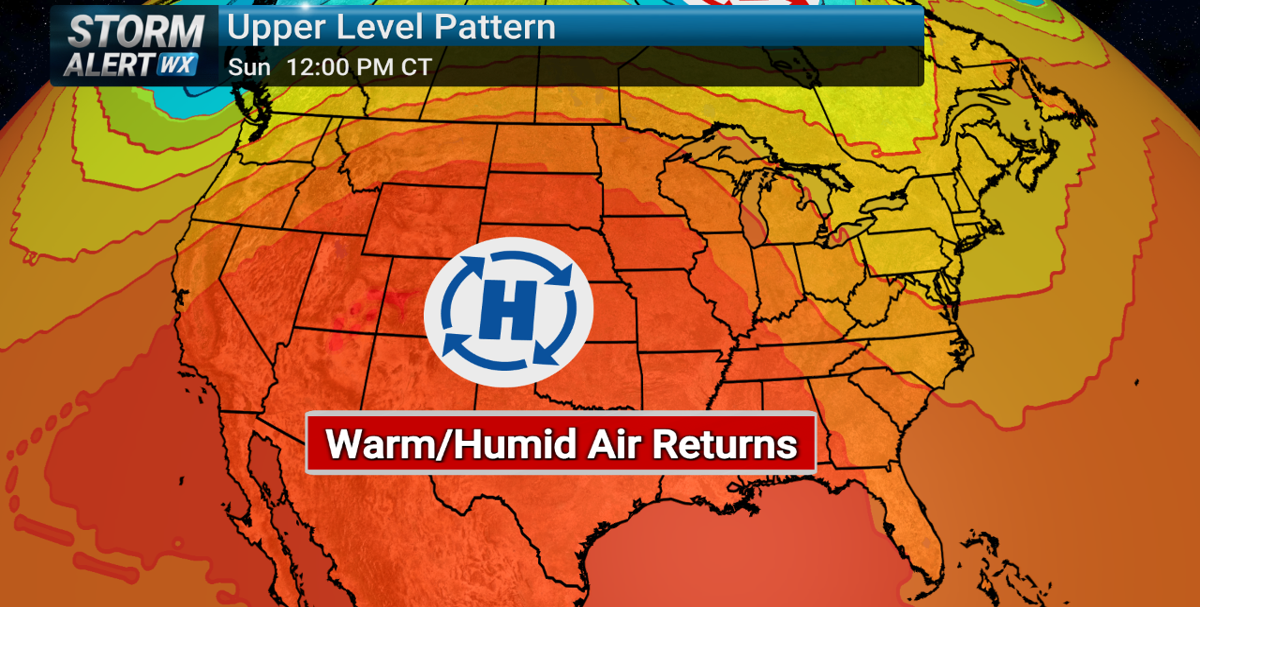 Tracking a warmer, more humid weekend