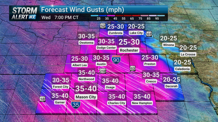 Storm Alert Wx 3: Blowing snow, reduced visibility Wednesday afternoon ...