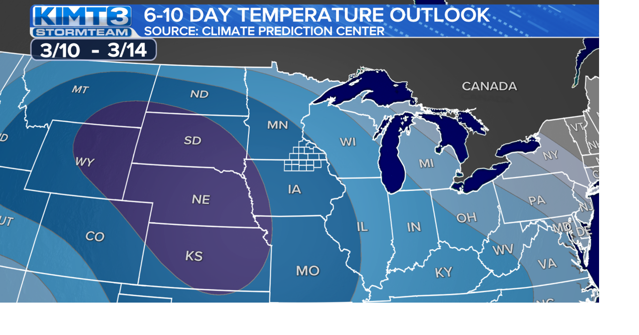Temperatures trending cooler than normal for the middle of March | News ...