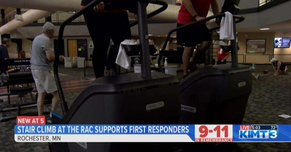 Rochester Rac Rochester Athletic Club participates in 9/11 stair climb | News | kimt.com