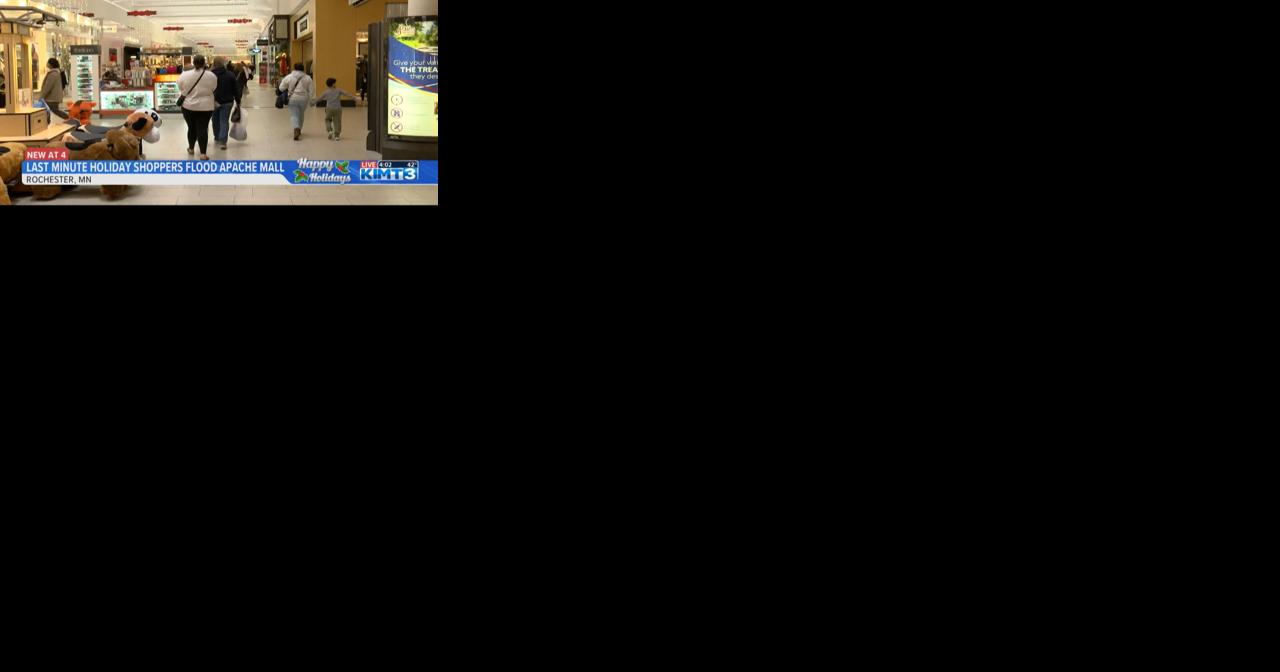 Last-minute holiday shoppers flood Apache Mall - Vimarsana News