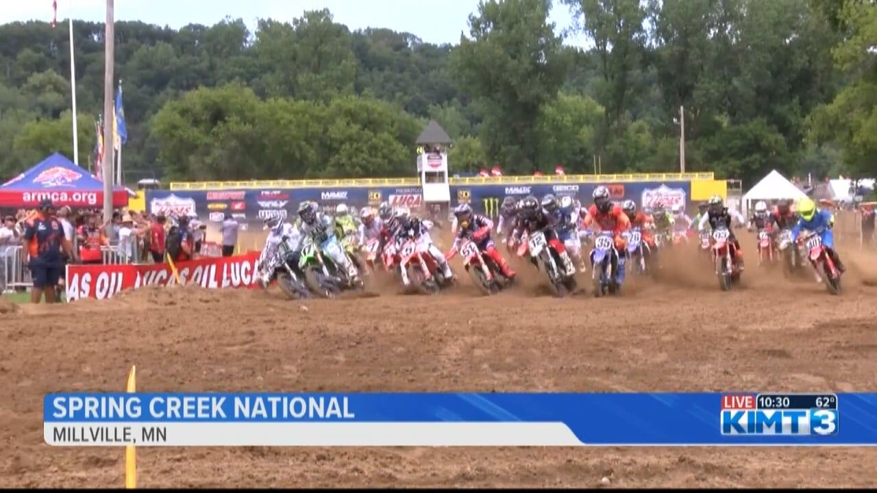 Motocross in Millville kicks off on Thursday leading up to the Spring Creek National race Video kimt
