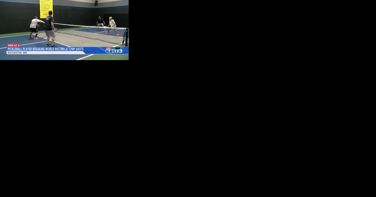 Pickleball player on track to break world record at Chip Shots - Vimarsana News
