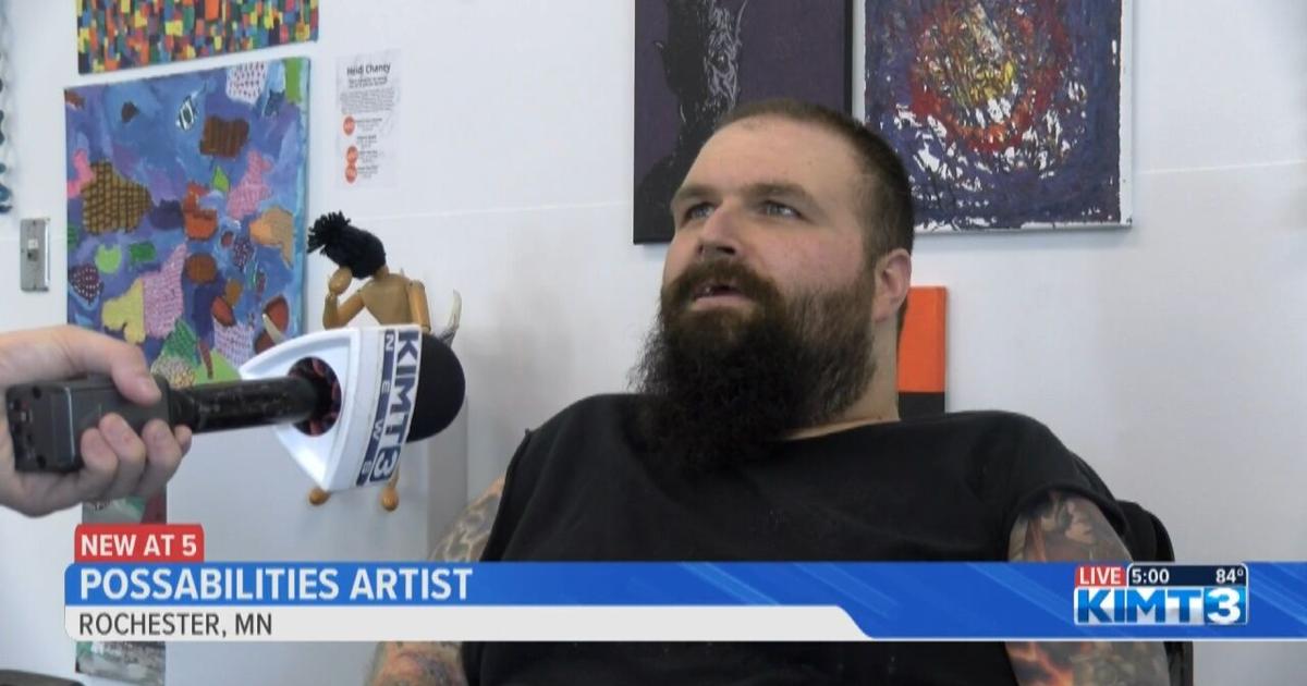 Kimt Rochester Rochester artist finds a unique way to express himself | News | kimt.com