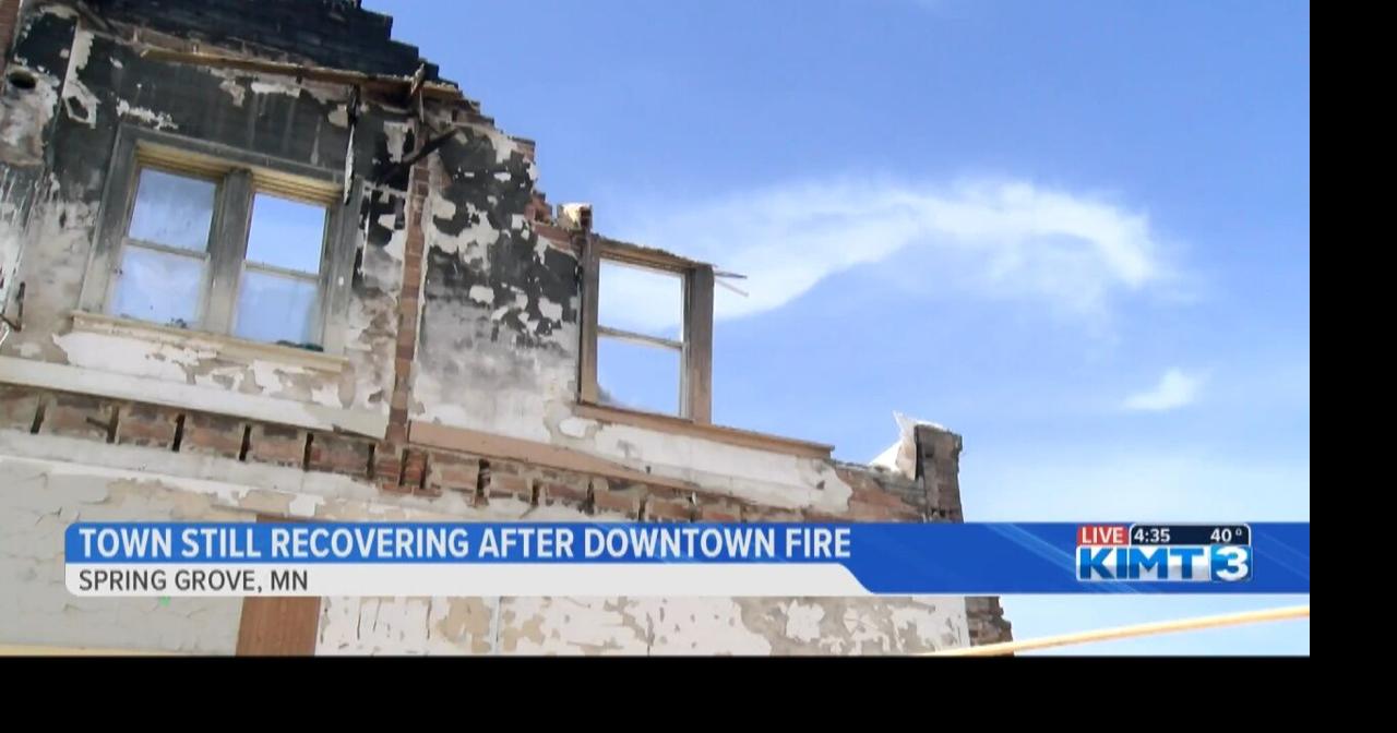 Spring Grove still recovering from downtown fire last December | News ...