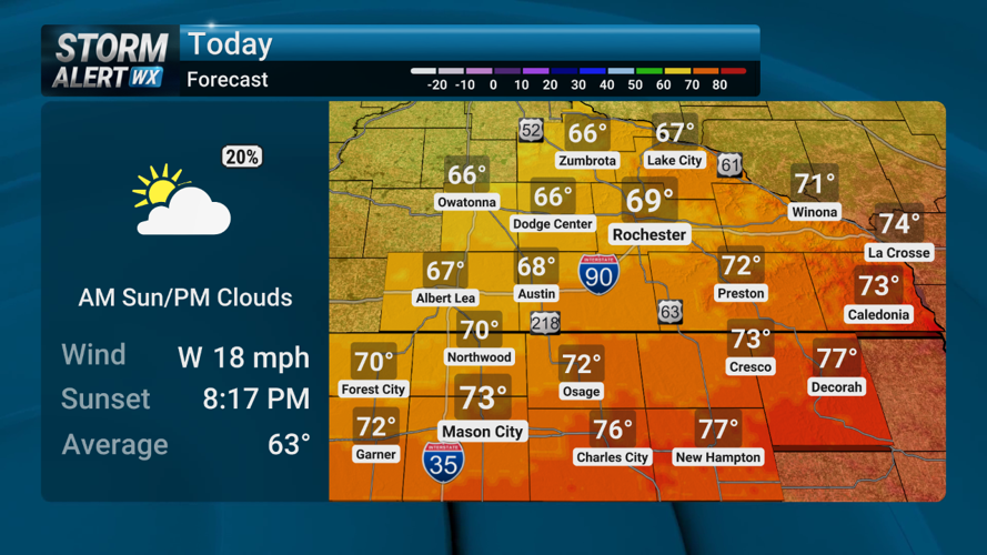 Storm Alert Wx 3: Warm Monday, emerging elevated fire danger | News ...