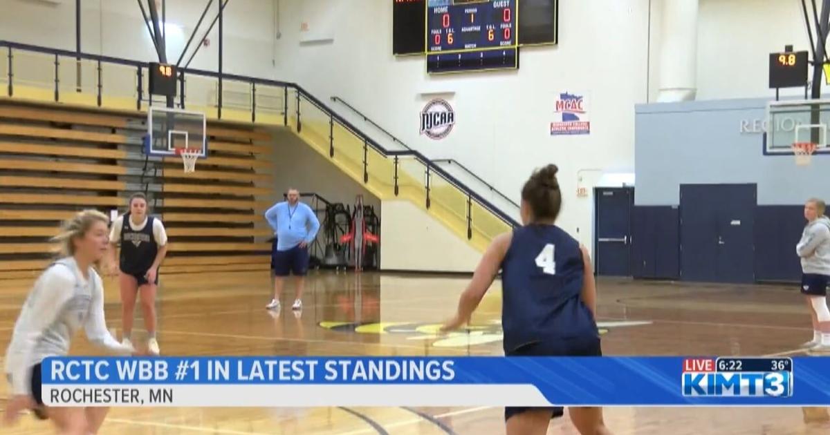 The RCTC women's basketball team is ranked #1 in the latest standings ...