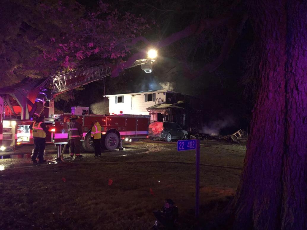 House 'likely a total loss' after fire Sunday morning in Cerro Gordo