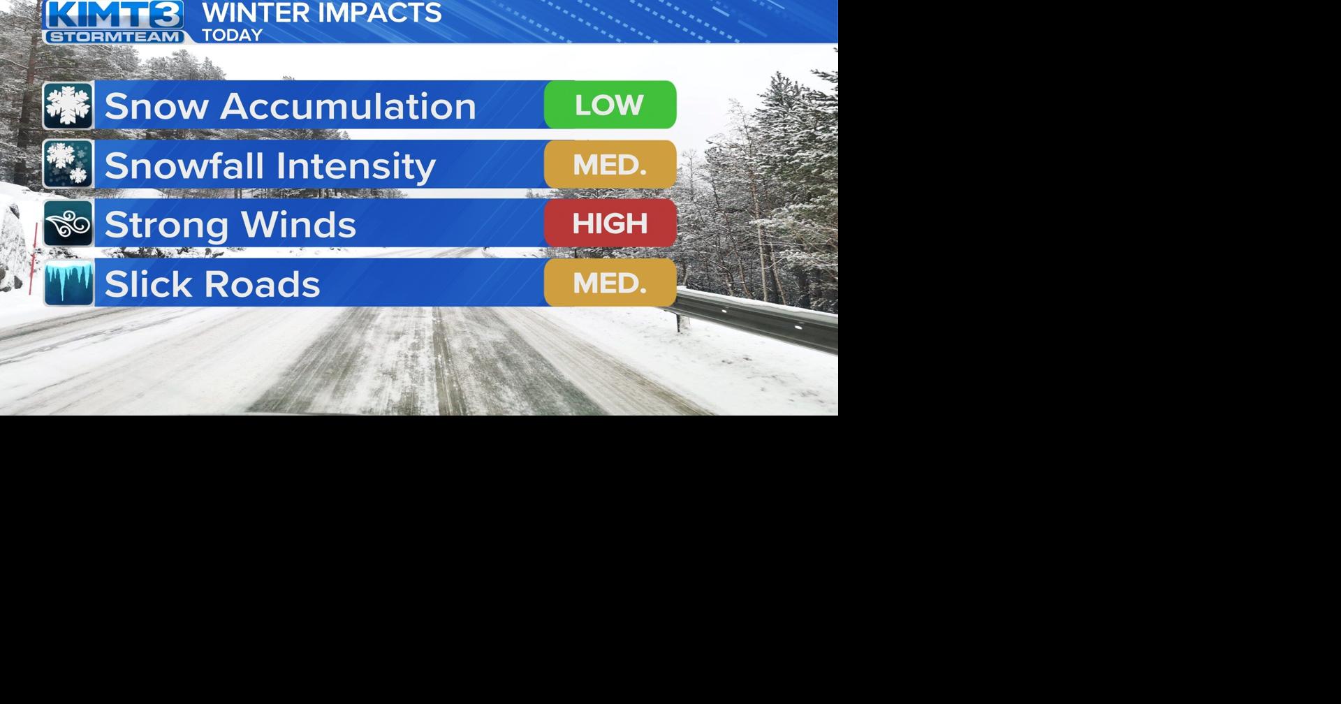 A Winter Weather Advisory has been issued for today: Here's what it ...