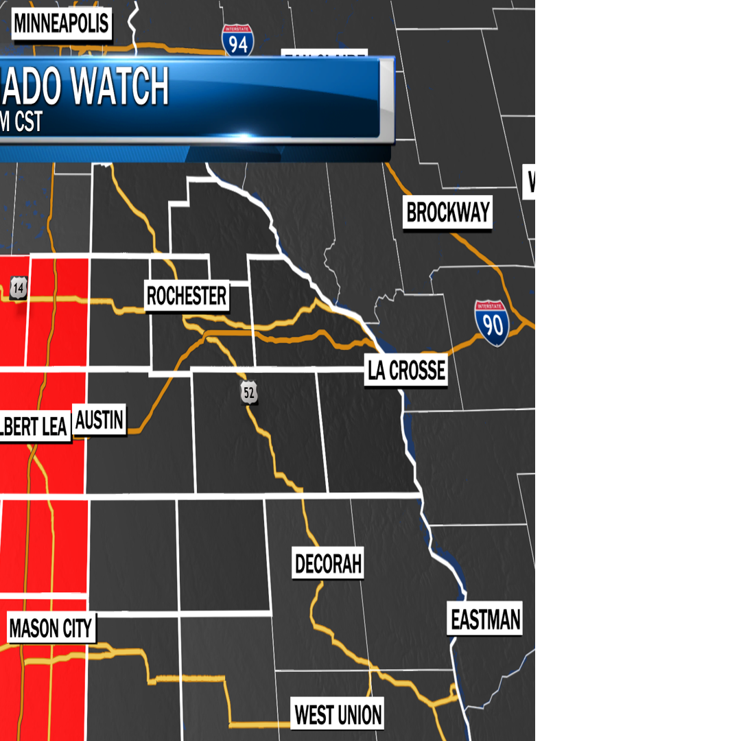 StormTeam3: Tornado Warning in effect in north Iowa; Watch in ...