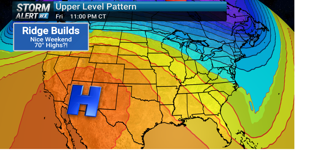 Tracking building ridge, weekend warmth | News | kimt.com