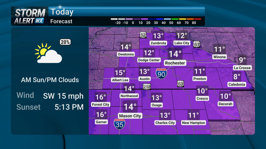 Storm Alert Wx 3: Continued cold all week, sub-zero wind chills ...