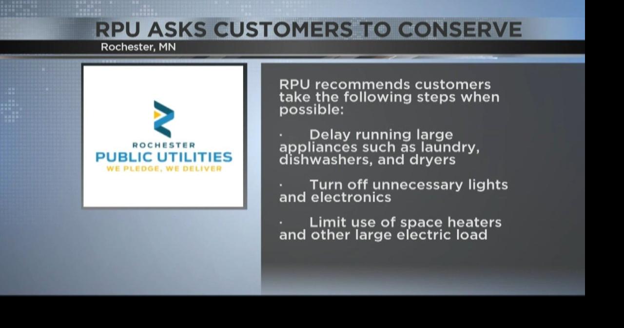 RPU issues alert for customers to conserve energy