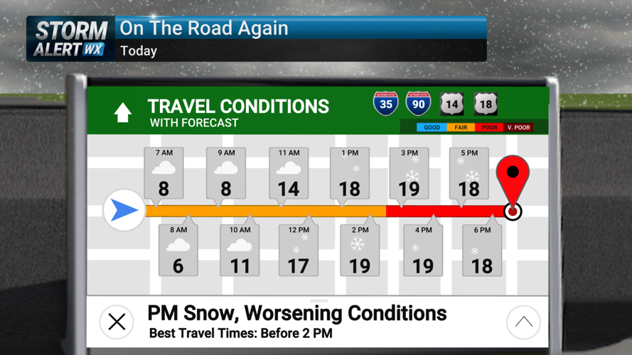 Storm Alert Wx 3: Another round of snow Thursday, impacts to evening ...