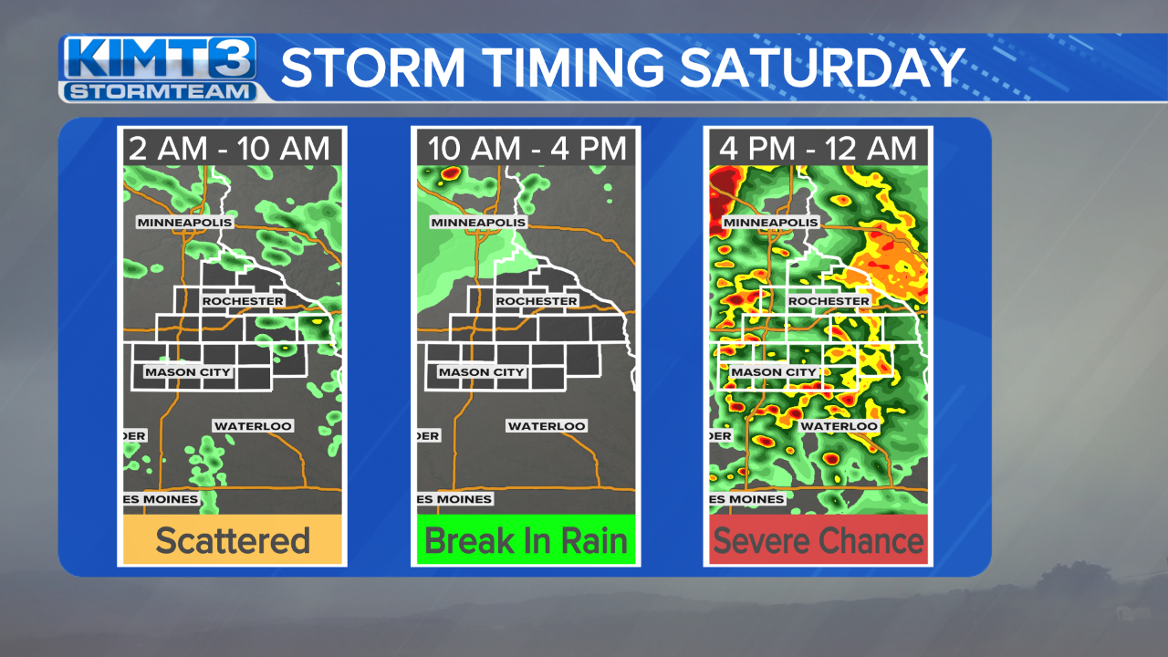 StormTeam 3: Latest On Storm Chances Friday & Saturday | News | Kimt.com