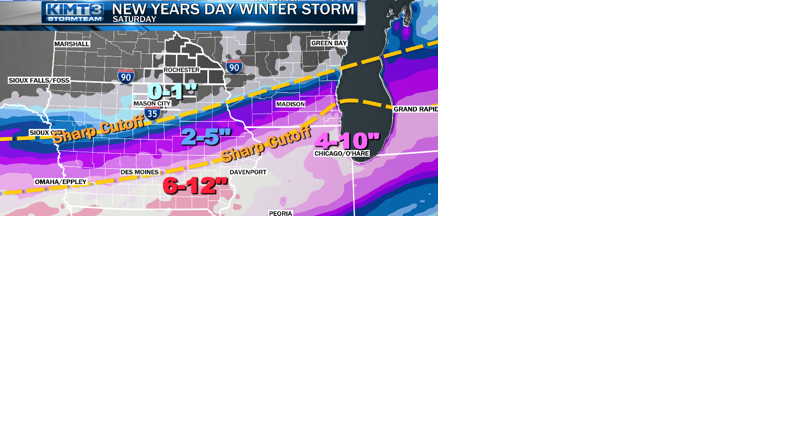 StormTeam3: Tracking A New Year's Day Winter Storm To Our South As Temps Drop - Vimarsana News