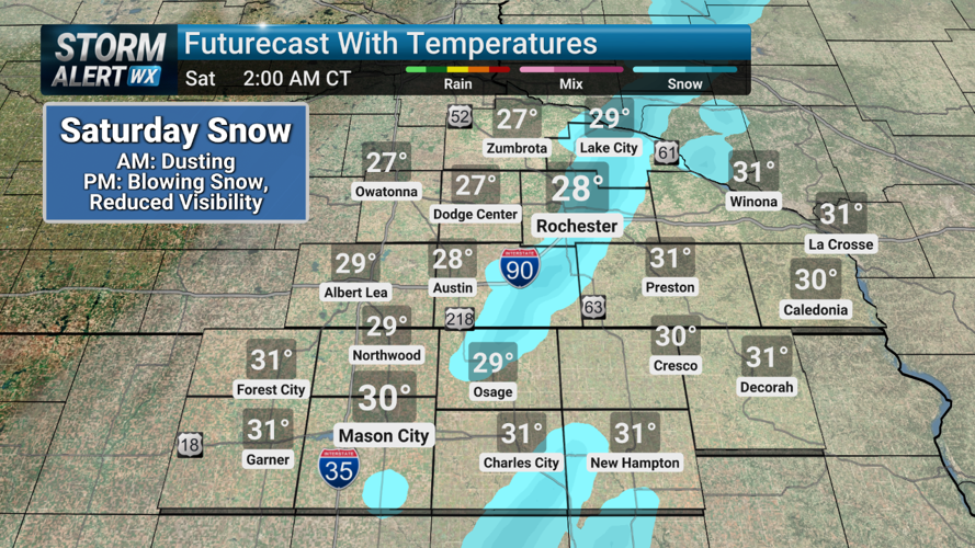 Storm Alert Wx 3: Decreasing clouds Friday, blowing snow Saturday ...