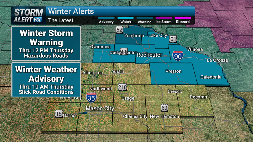 Storm Alert Wx 3: Icy spots for Thursday AM commute | News | kimt.com