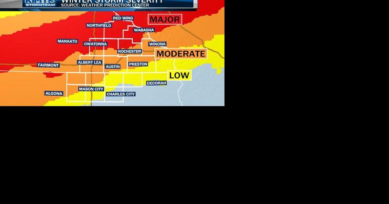 Stormteam 3 Winter Storm Will Ramp Up As The Day Goes On Forecast Kimt Com