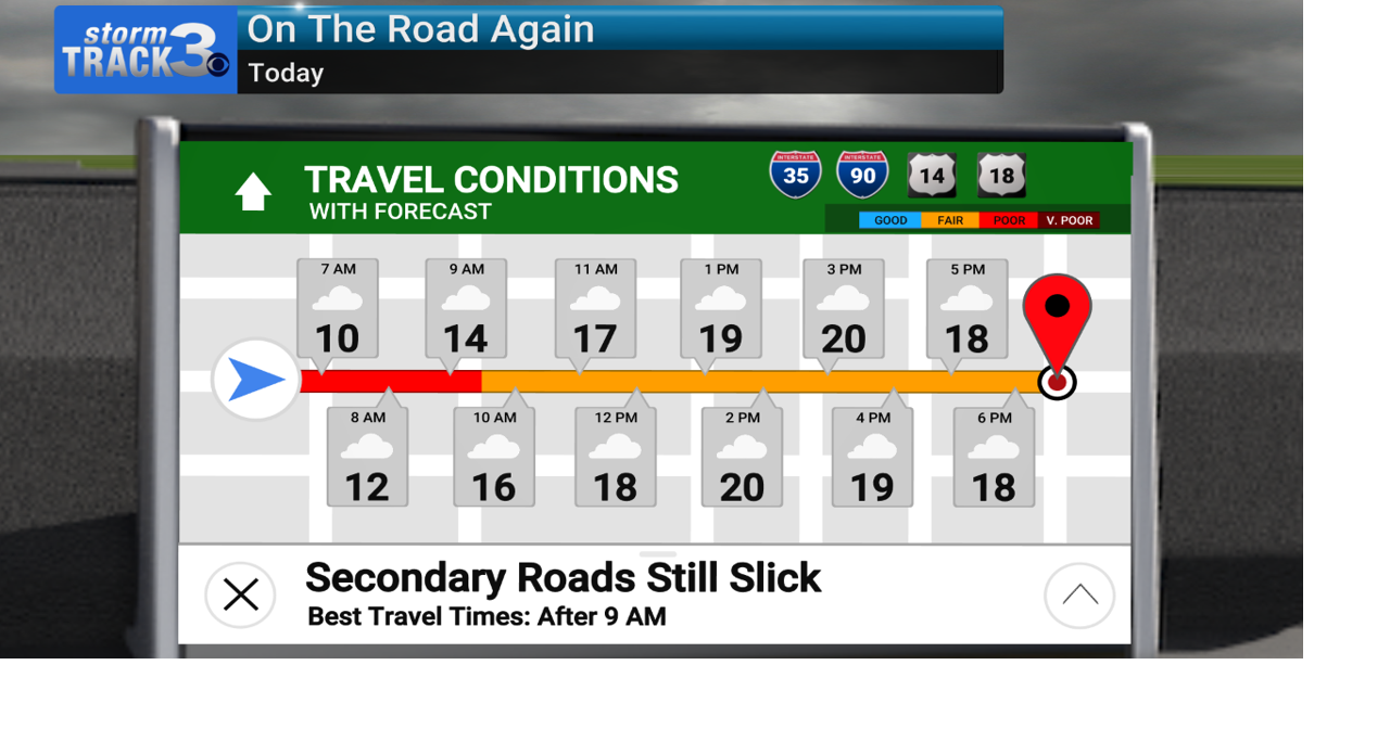StormTrack 3: Cloudy with snow showers Monday, sub-freezing highs ...