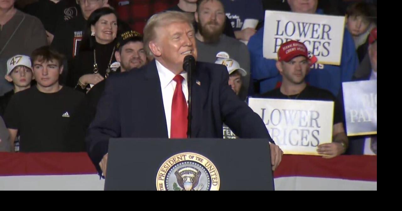 Trump praises John Deere at Clive rally, discusses economy, E15, and immigration