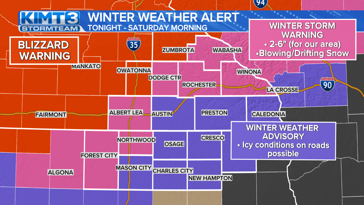 THE LATEST: Blizzard Warning, Winter Storm Warning And Winter Weather ...