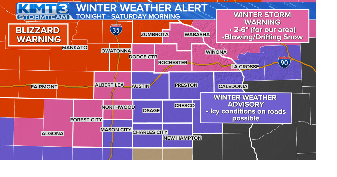 THE LATEST: Blizzard Warning, Winter Storm Warning and Winter Weather ...